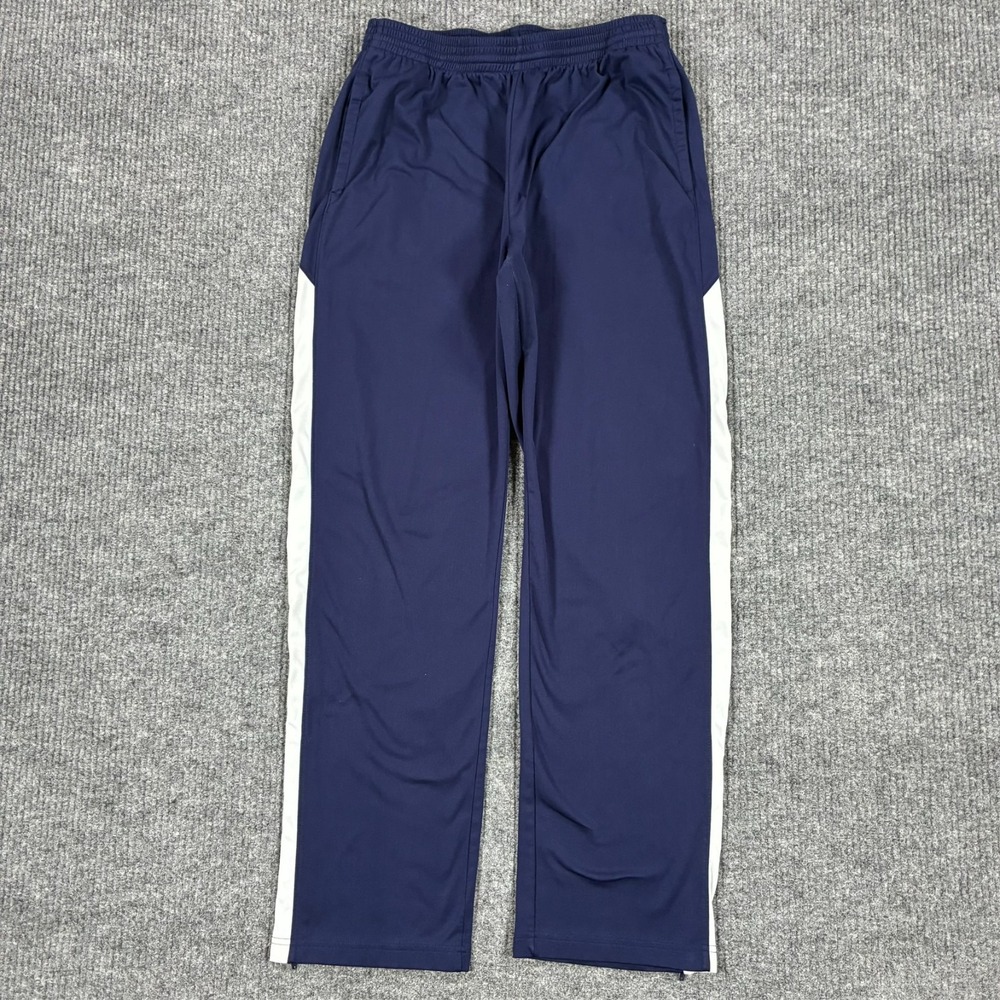 Augusta Sportswear Womens Track Pants Size L Navy White Stripe Athletic Pull On